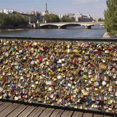 Paris Bridge Collapses From Weight Of Love Locks