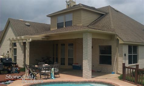 Outdoor Covered Patio Builders In Houston Stonecraft