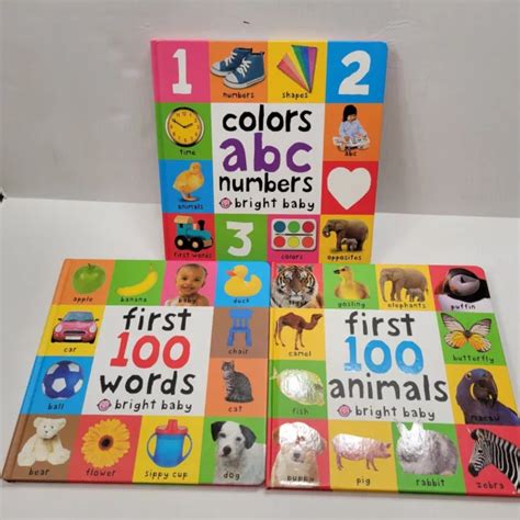 First 100 Numbers Bright Baby First 100 Board Bk First 100 Board