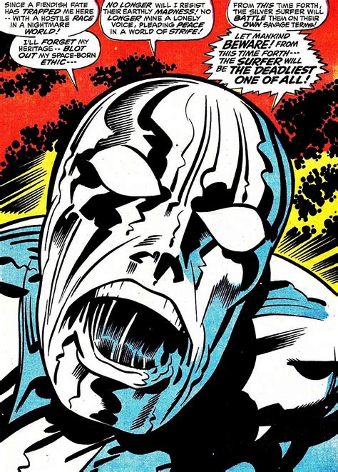 Panel From Silver Surfer 18 By Jack Kirby And Stan Lee September