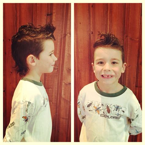 Little Boys Haircut Modern Mullet Boys Haircuts Boy Hairstyles