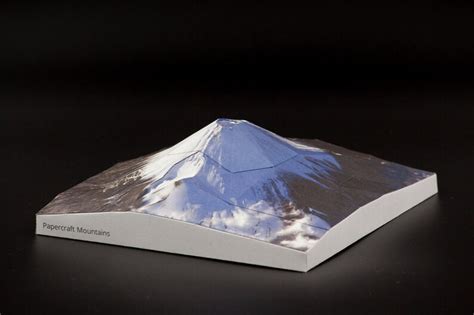 Mount Fuji Papercraft Mountain Etsy
