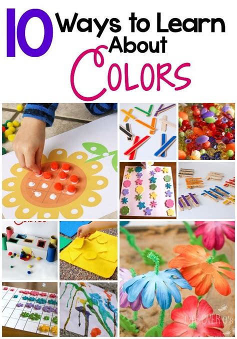 10 Ways To Learn About Colors With Your Preschooler Color Activities