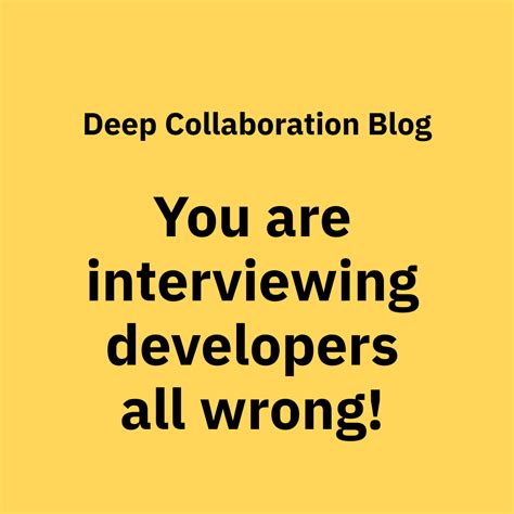 You Are Interviewing Developers All Wrong