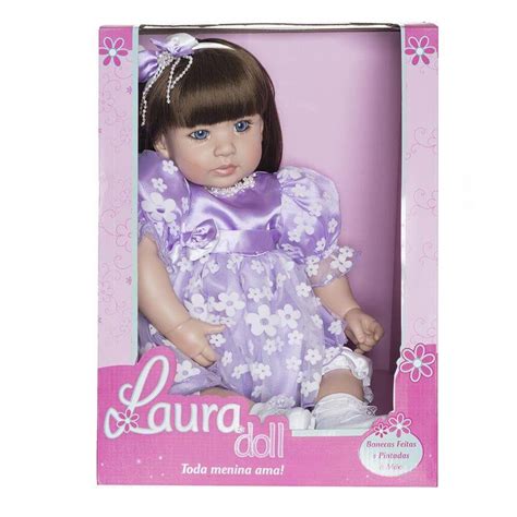 Boneca Laura Doll Belinda Morena Reborn Shiny Toys Games And Toys