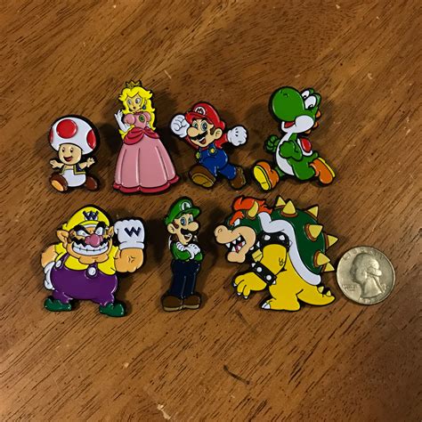 Super Mario Collector Pins Nintendo · Conspire Prints · Online Store Powered By Storenvy