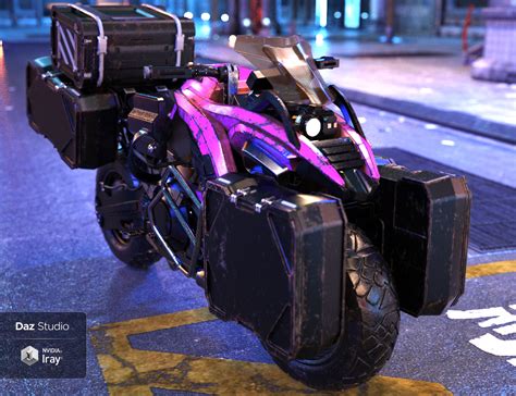 Cyberpunk Motorcycle Daz 3d