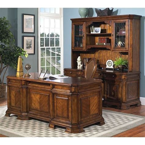 Madison Home Office Set With Library Desk Samuel Lawrence Furniture