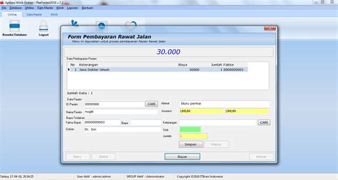 It is available to install for models from manufacturers such as samsung and others. Form Pembayaran Software Klinik Dokter