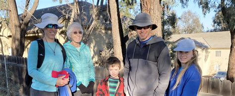 A Fallbrookian family out for a walk on their Christmas break