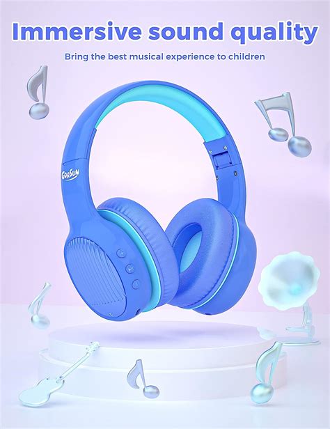 Buy Gorsun Premium Bluetooth Kids Headphones With Microphone Wireless