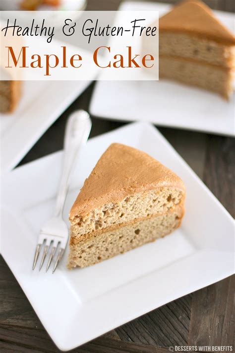 A lusciously lemony vegan dessert that the. Healthy Gluten-Free Maple Cake Recipe | refined sugar free ...
