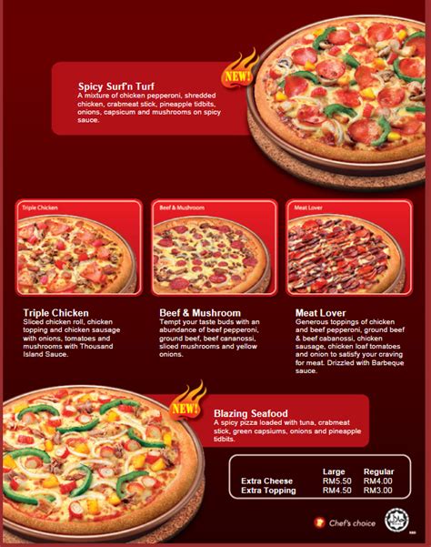 Order pizza hut online now! Malaysian Culinary: GILER FAST FOOD: MENU PIZZA BARU DI ...