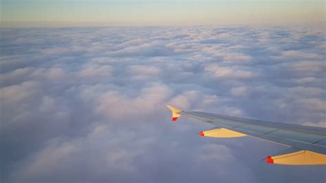 Airplane Flying Above The Clouds Stock Video Footage 0023 Sbv