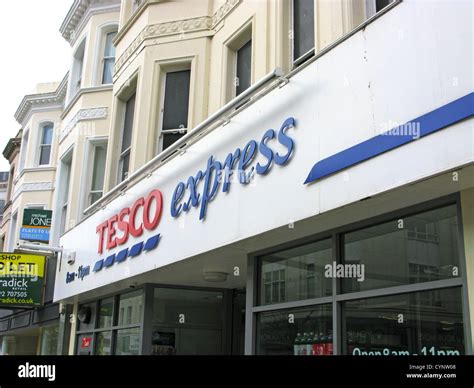 Tesco Express Food Retail Shop Worthing West Sussex Uk Stock Photo Alamy