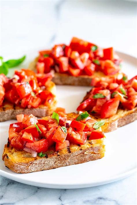You Can Make The Best Tomato Bruschetta At Home With A Few Simple