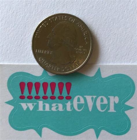 Yeahwhatever Sticker10pc Michaels•saying•slang•captions Bubbles •journal•sigh Ebay