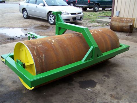 Field Rollers - Heavy Duty, 3pt field roller with hitch on back frame