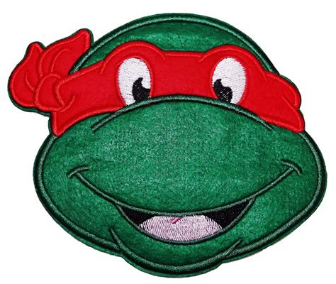 Teenage Mutant Ninja Turtles Raphael Red Mask Head Shot Large 5 Tall