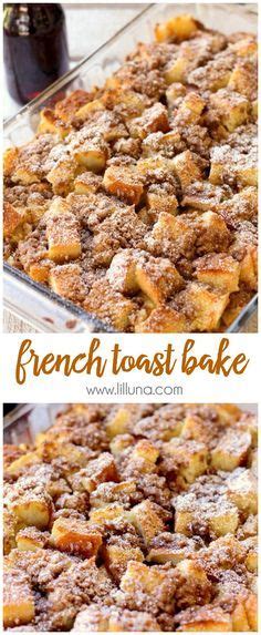 Easy French Toast Bake Recipe Video Lil Luna