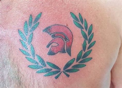 Trojan Records Color Tattoo Leaf Tattoos Tattoo Designs