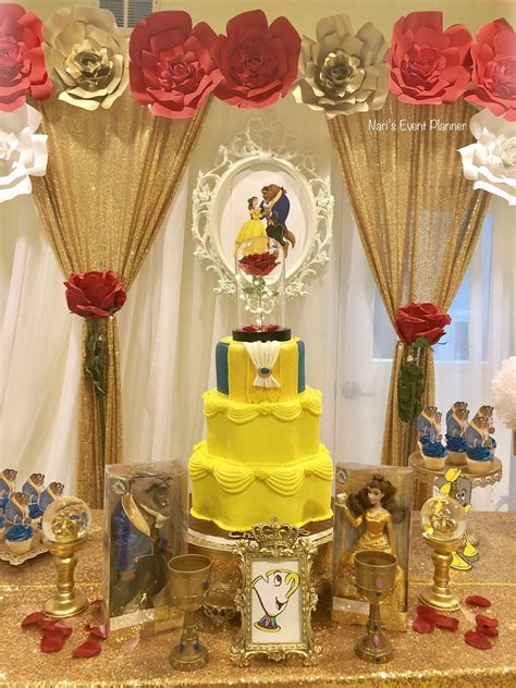 Belle Beauty And The Beast Birthday Party Ideas Photo 1 Of 6