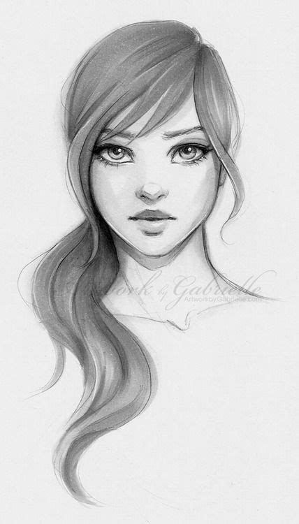 Cute Girl Face Drawing Sketch Drawing Skill