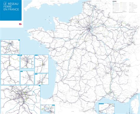France Train Station Map France National Rail Network Map Western
