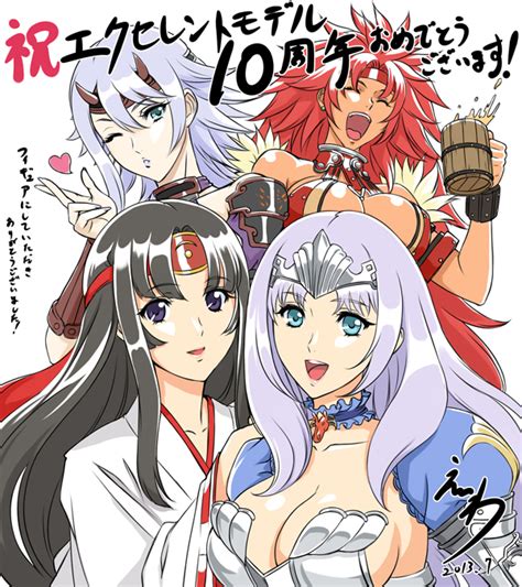 Tomoe Musha Miko Tomoe Risty Wilderness Bandit Risty Annelotte And 2 More Queen S Blade