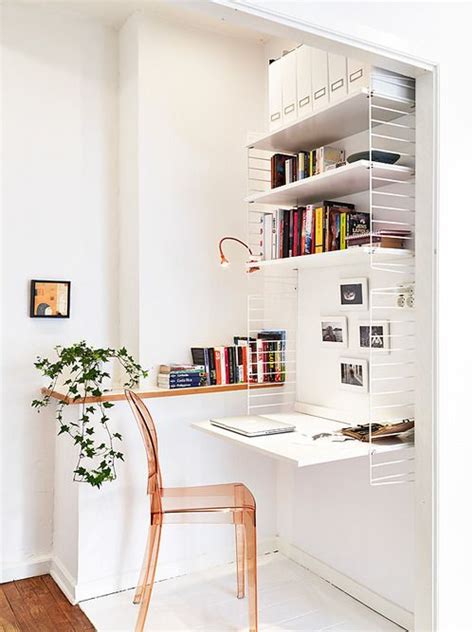 33 Tiny Yet Functional Home Office Designs Digsdigs