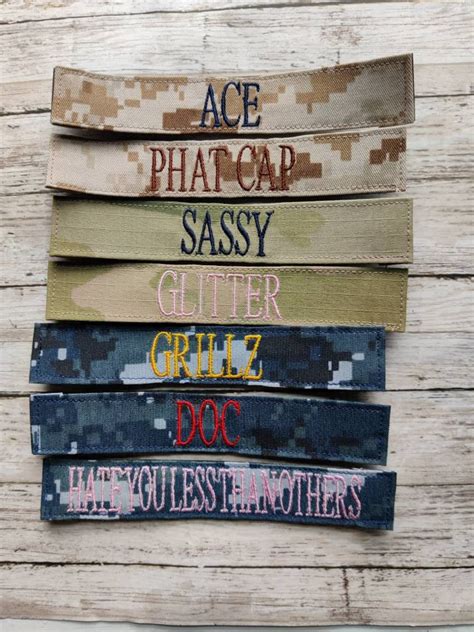 Military Name Tape Or Name Patch Army ACU Or Ocp Marine Etsy