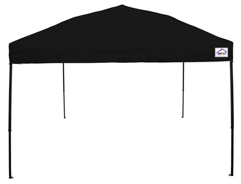 Impact Canopy 10 X 10 Canopy Tent Uv Coated Black Steel Framed Pop