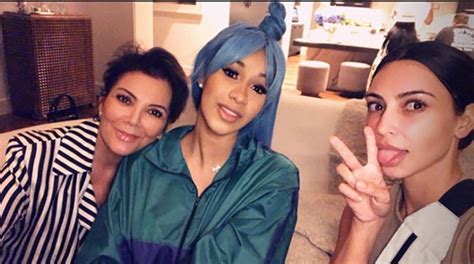 Kim Kardashian Educates Cardi B On Selfie Filters At Late Night House