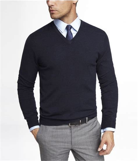 8 Extraordinary Ways To Wear A V Neck Sweater Mens Outfits Mens
