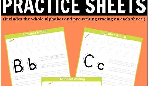 handwriting worksheets practice