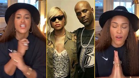 ruff ryders eve sends emotional announcement about dmx you are in place of peace u deserve bro