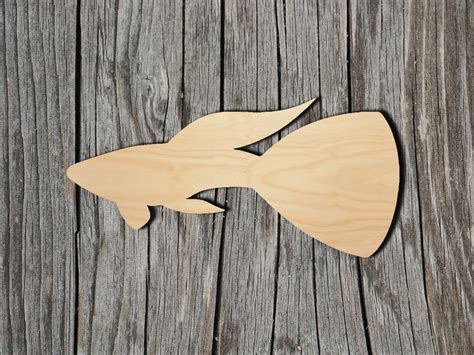 Fish Guppy Multiple Sizes Laser Cut Unfinished Wood | Etsy