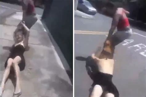 Video Wife Beats Hubby S Alleged Mistress And Throws Her Off Bridge