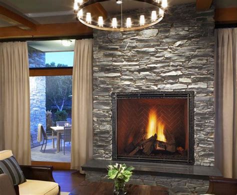20 Of The Most Beautiful Stacked Stone Fireplace Designs Housely