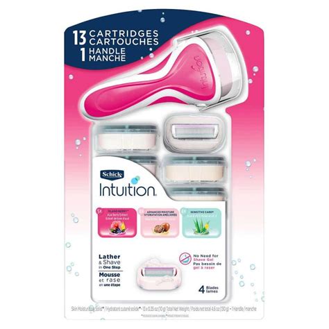 Our schick intuition review noted this price was affordable and. Schick Intuition Variety Pack, Razor with 13 Cartridges ...