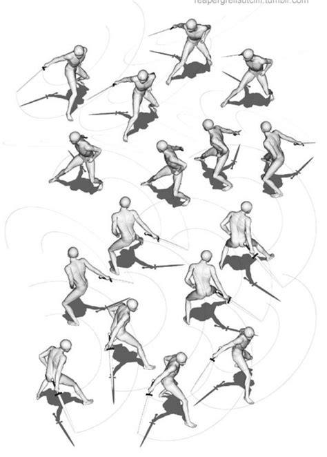 View 6 Sword Fighting Poses Drawing Reference Inimageairport