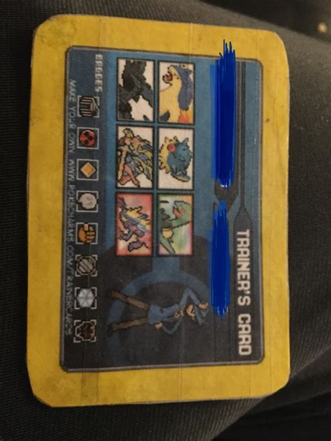 My Pokémon Id Card Rpokemon