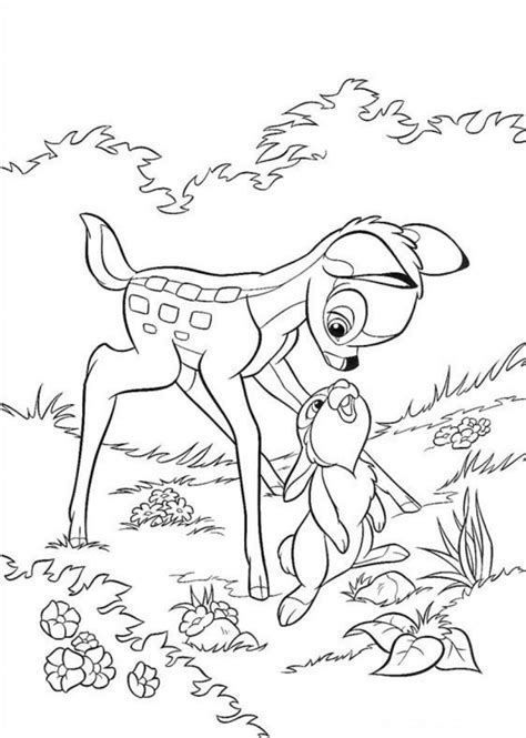 Free Printable Bambi Coloring Pages For Kids