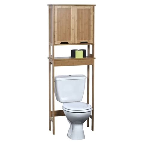 Shop Evideco Over The Toilet Space Saver Cabinet Wood Mahe Oak Free
