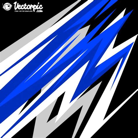 Blue Line Stripes Racing Background Free Vector
