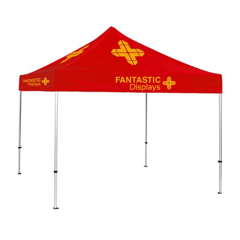 Trade Show Canopy 10x10 Tent Custom Logo Red