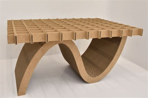 Cardboard Coffee Table New Ecodesign Table On Ecoture Lv