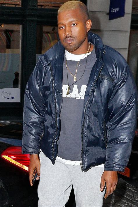 Kanye West Shows Off His Blonde Hairdo Once Again As He Returns To