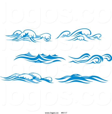 12 Free Vector Graphics Waves Images Ocean Wave Vector Wave Vector