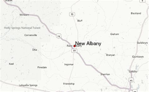 New Albany Mississippi Location Guide